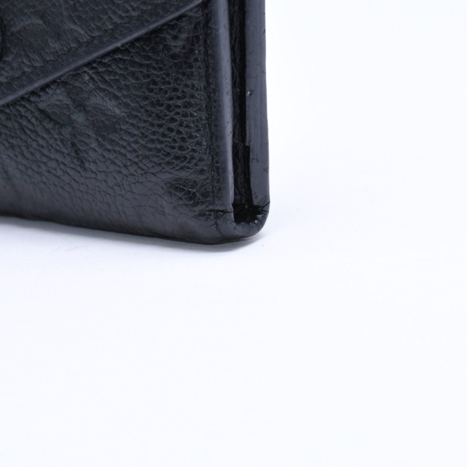 Louis Vuitton Trifold Wallet Portefeuille Zoe Black Gold — view 4
