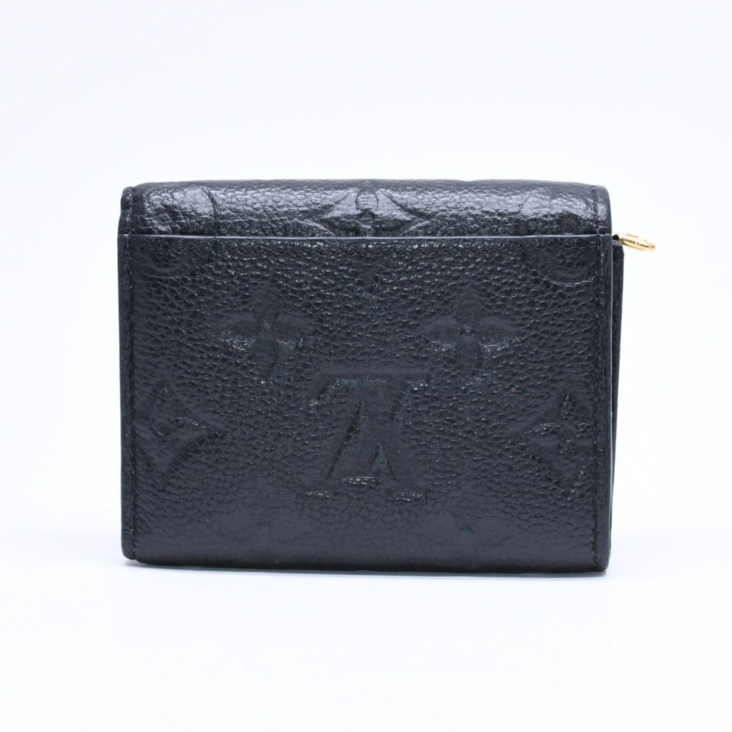 Louis Vuitton Trifold Wallet Portefeuille Zoe Black Gold — view 2