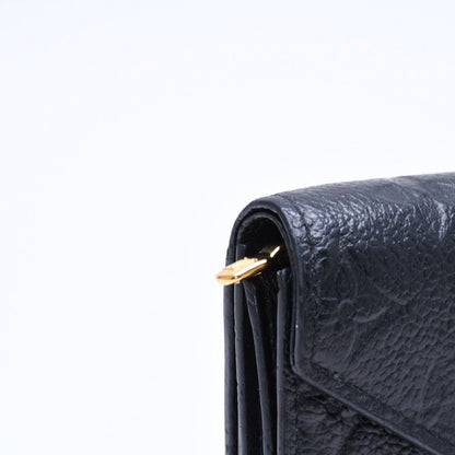 Louis Vuitton Trifold Wallet Portefeuille Zoe Black Gold — view 5