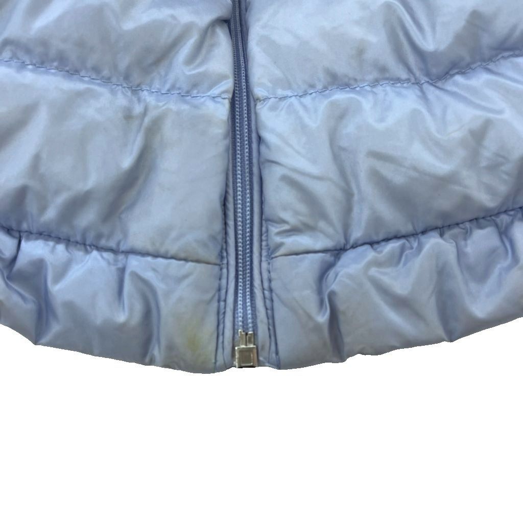 Moncler Cheramette Light Down Vest Children's Blue Hooded Ground 14 — view 7