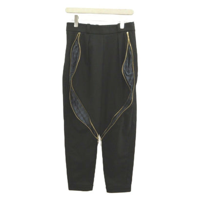 Louis Vuitton Trousers Tapered Pants Black Design Zip Zipper Long YU 38 — view 3