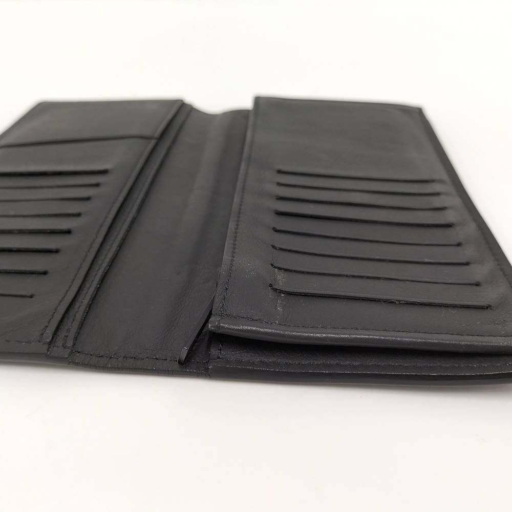 Louis Vuitton Portefeuille Brazza NM Bifold Wallet Aerogram Gray Leather Noir — view 7