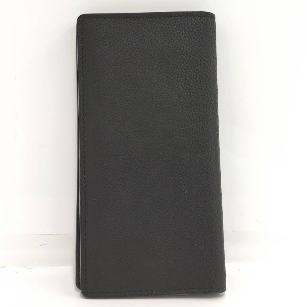 Louis Vuitton Portefeuille Brazza NM Bifold Wallet Aerogram Gray Leather Noir — view 3