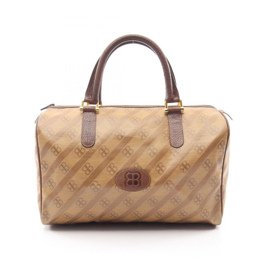 Balenciaga Tote BB Monogram Leather Mini Boston Bag