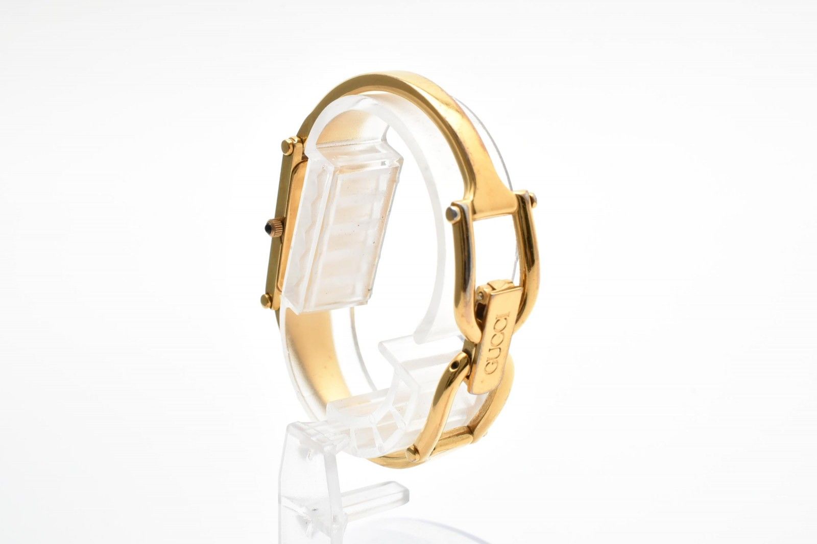 Gucci Quartz Bangle Watch White Shell Styledial Gold — view 7