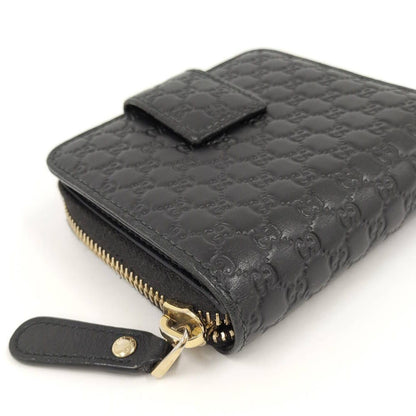Gucci Bifold Wallet Micro Guccissima Leather Black — view 4