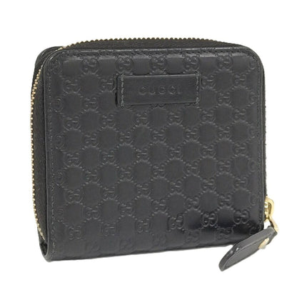 Gucci Bifold Wallet Micro Guccissima Leather Black