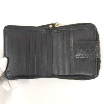 Gucci Bifold Wallet Micro Guccissima Leather Black — view 2