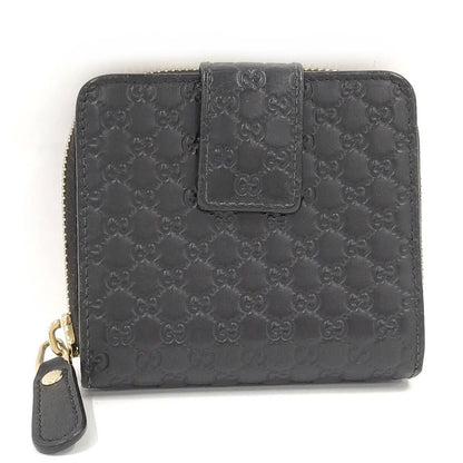 Gucci Bifold Wallet Micro Guccissima Leather Black — view 3