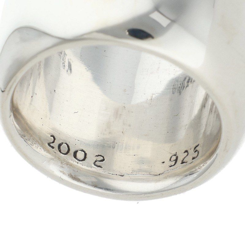 Chrome Hearts Classic Oval Cross Silver Ring — view 4