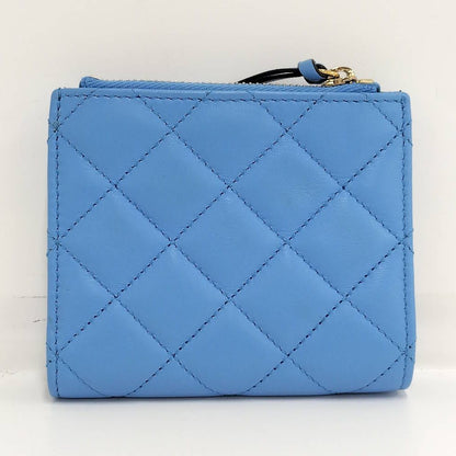 Versace Quilted Wallet Leather Blue — view 3
