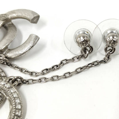 Chanel Swing Earrings CC Logo Rhinestone 18 — view 8