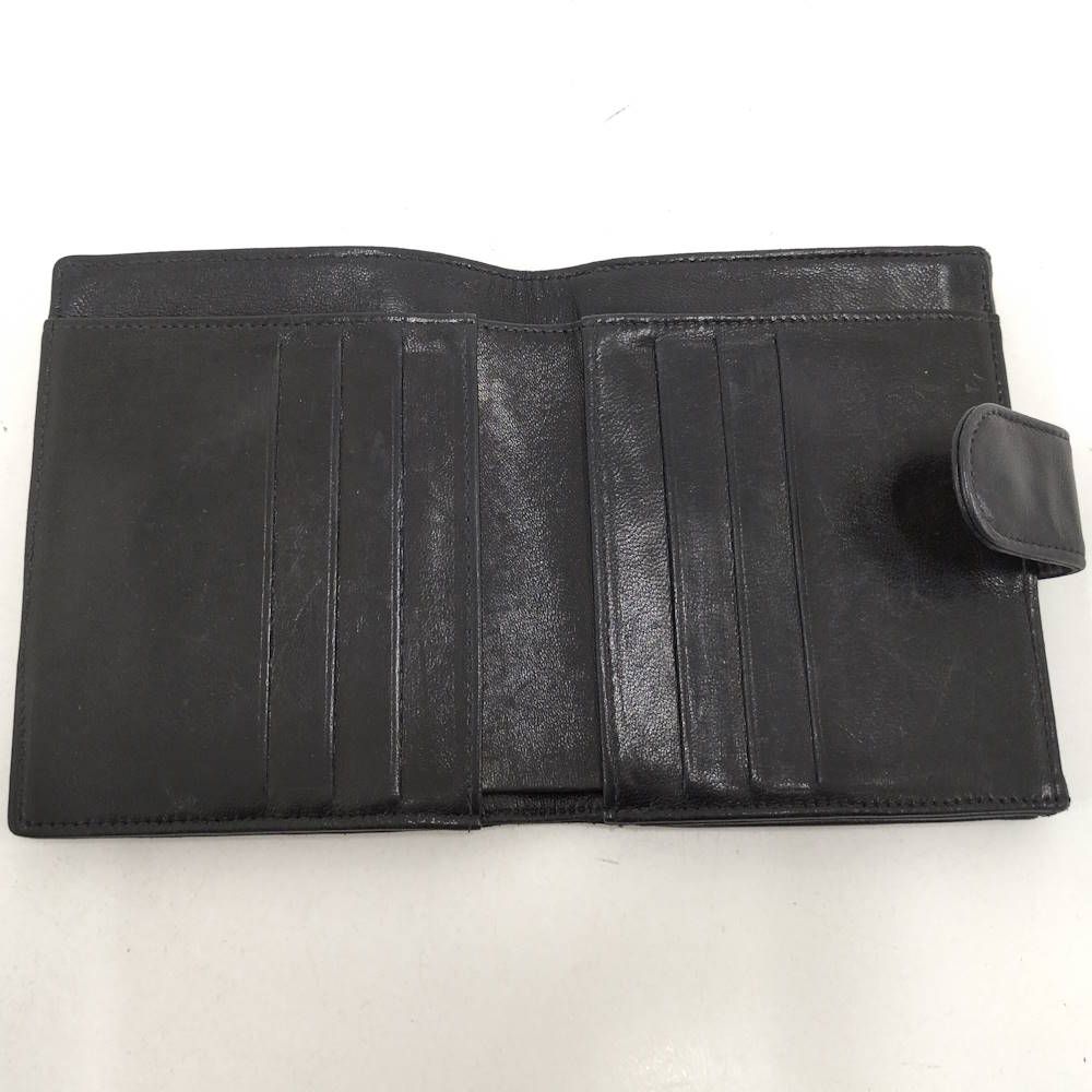 Chanel Compact Wallet Lambskin Leather Black — view 2