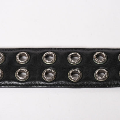 Chrome Hearts Strap Dbl Row of Grommets Double Row of 925 Sterling Silver Belt — view 7