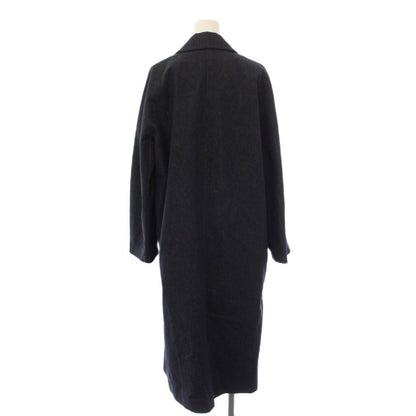 Max Mara Bacco Chesterfield Denim Coat Long Double Navy 36 — view 3
