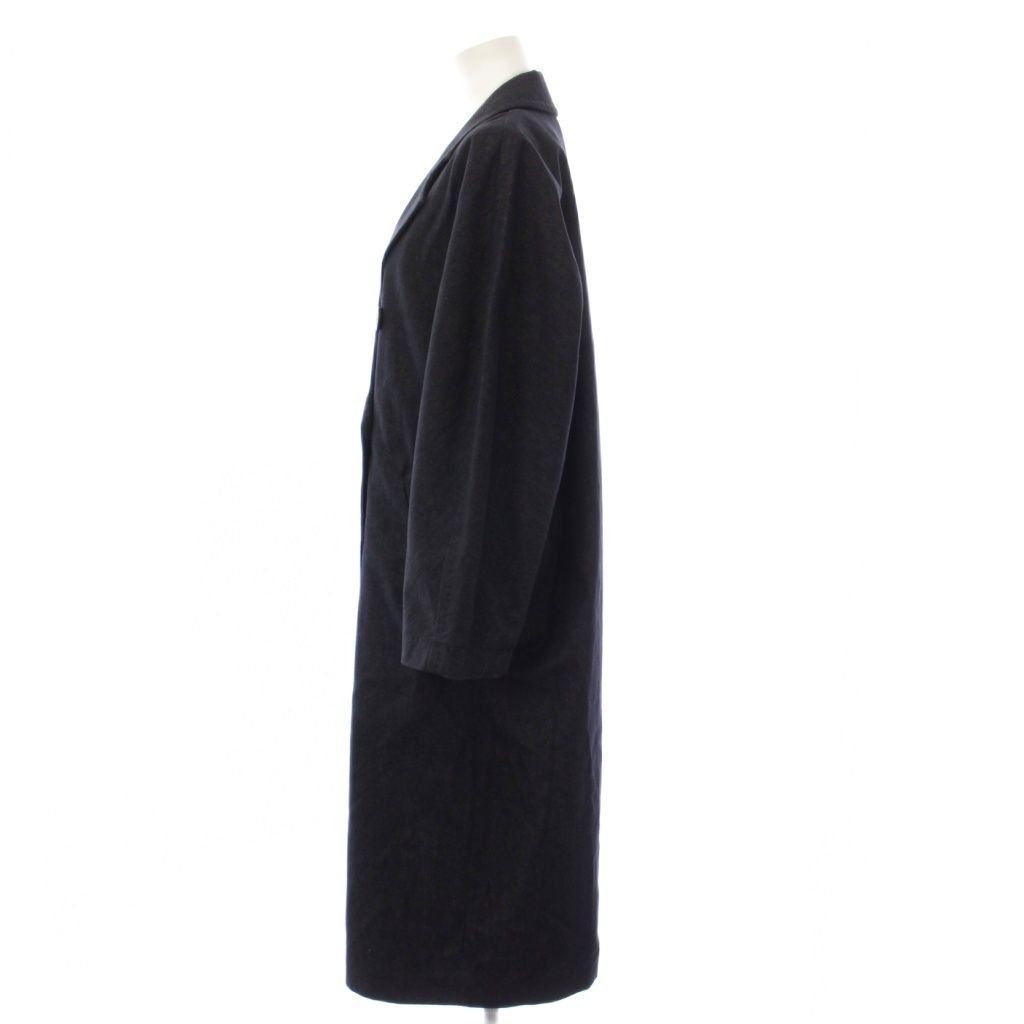 Max Mara Bacco Chesterfield Denim Coat Long Double Navy 36 — view 2