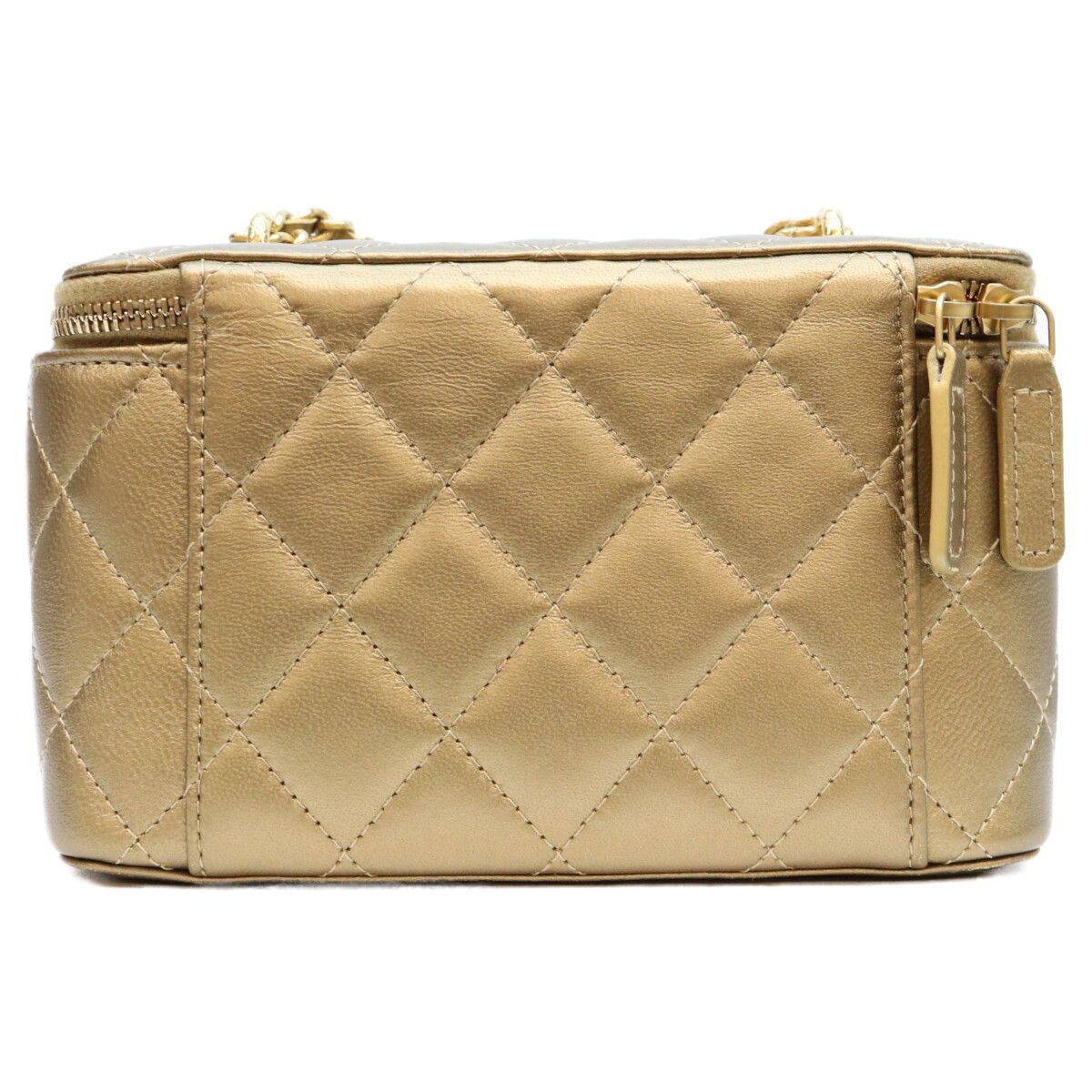 Chanel 23 Cruise CC Dynasty Gold Lamb Chain Vanity Shoulder Bag — view 3