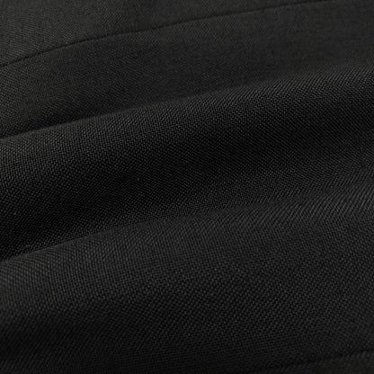 Chanel C Vintage Short Sleeve Dress Gold Button CC Logo Black 42 — view 7
