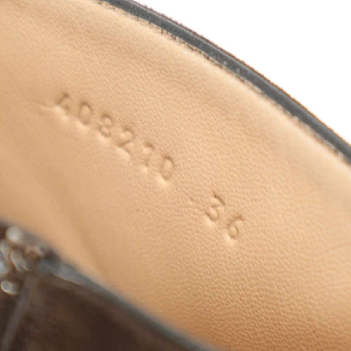 Gucci GG Marmont Fringe Suede Leather Ankle Boots Brown — view 6