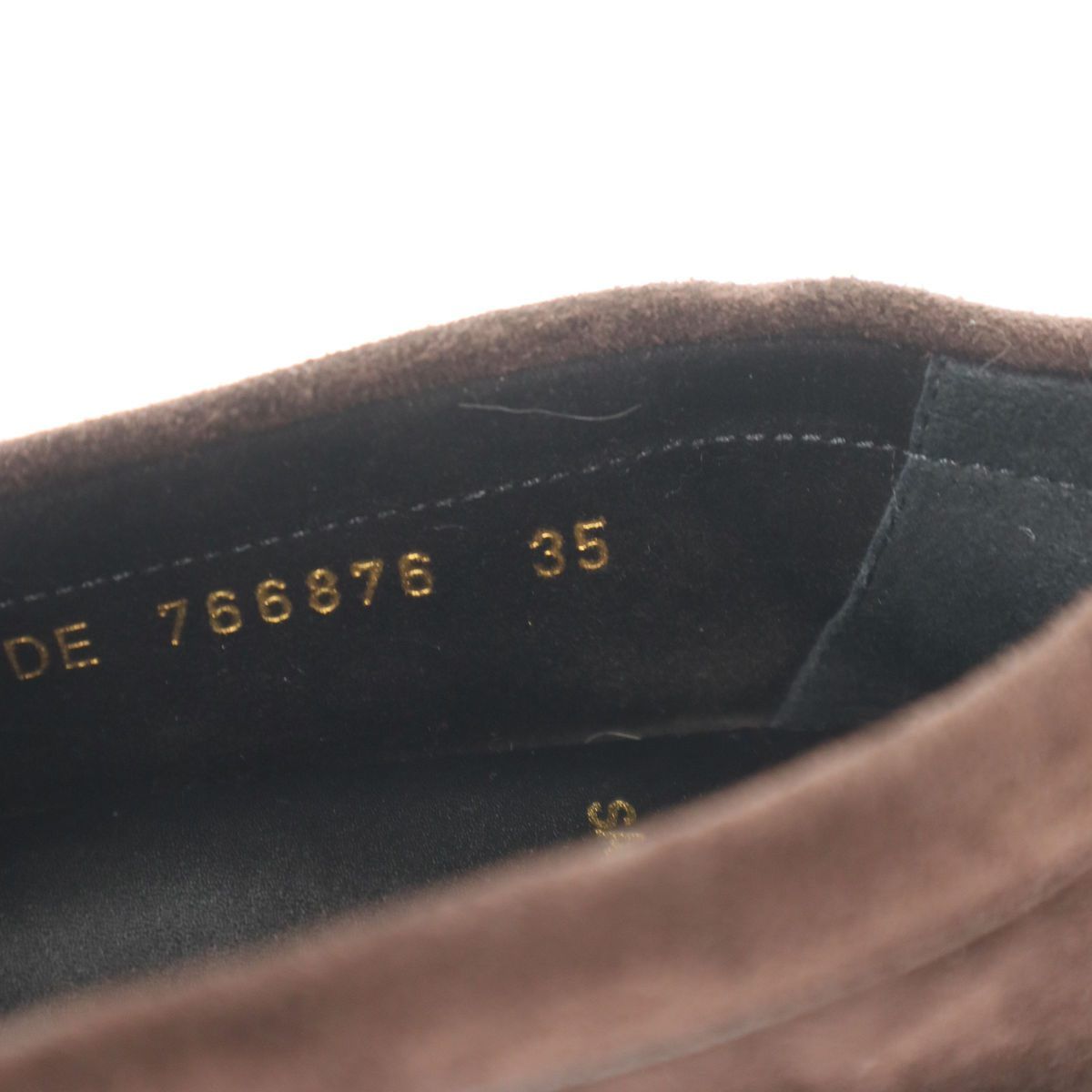 Saint Laurent Paris le Loafers Soft Suede Leather Brown — view 6
