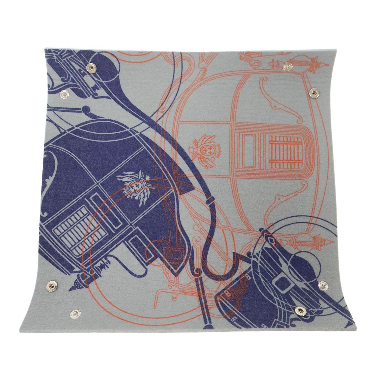 Hermes Vide Poche Mises et Relances Wool Felt Tray Gray — view 2