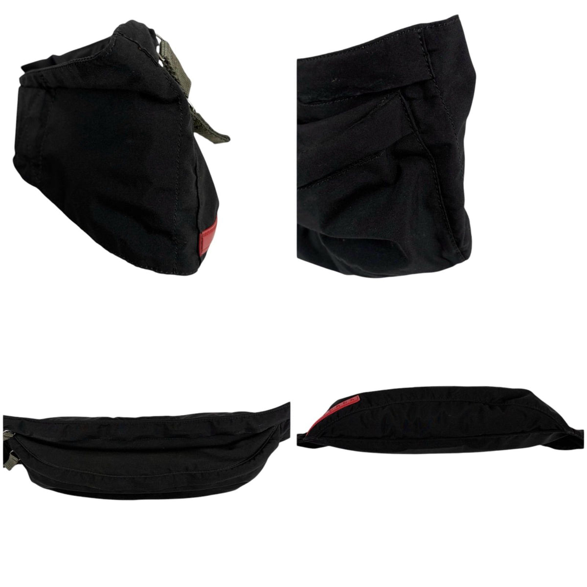 Prada Sports Tessuto Nylon Belt Bag Black Archive — view 6