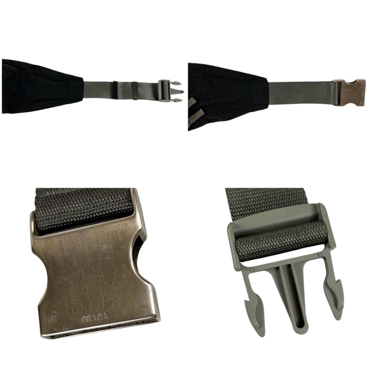 Prada Sports Tessuto Nylon Belt Bag Black Archive — view 7