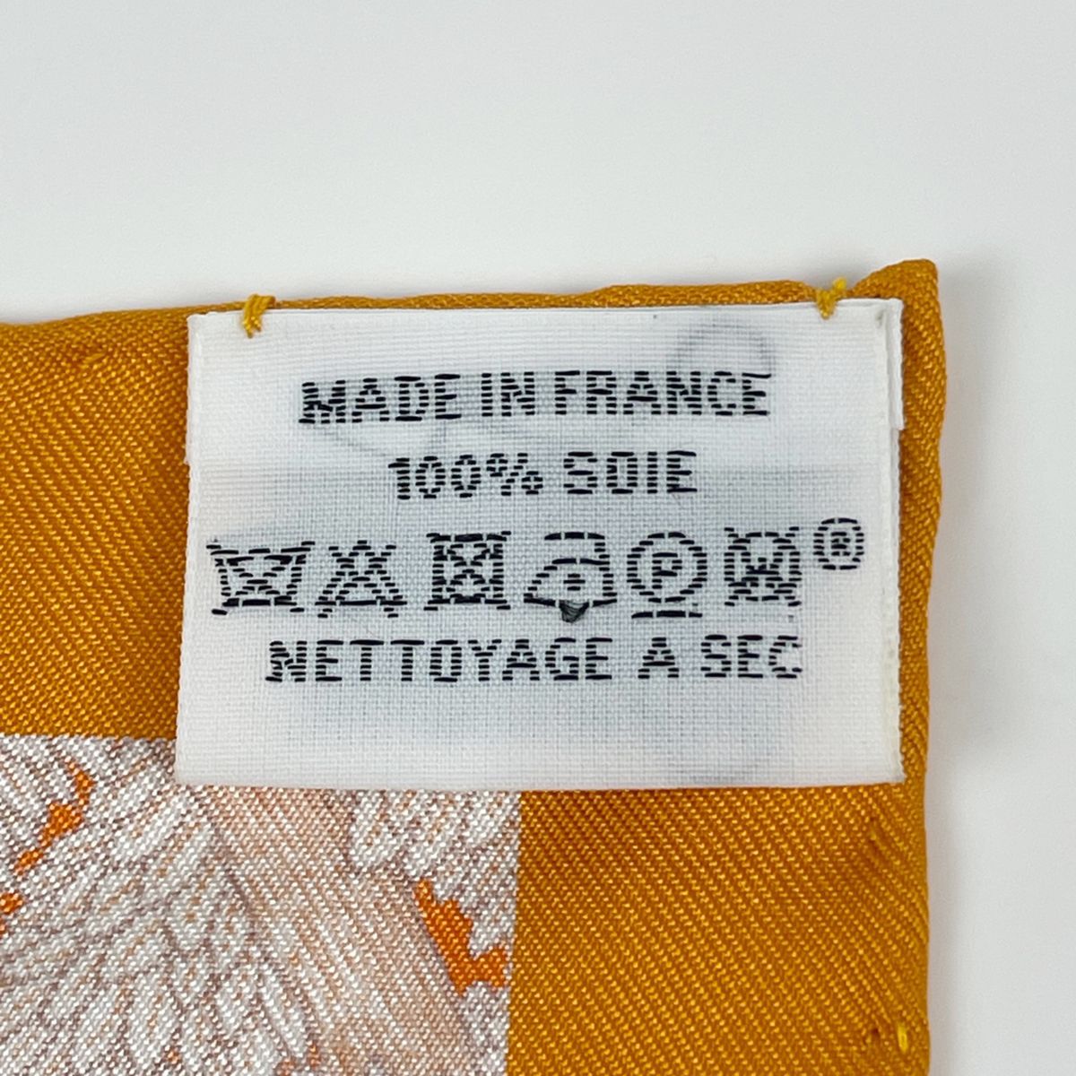 Hermes Carre 90 Favbovrg Tropical Scarf Faubourg Silk Orange Multicolor — view 2