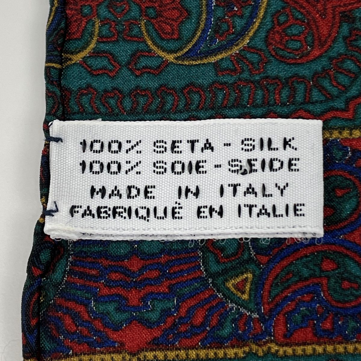 Chanel Scarf Bijou Silk Red Multicolor — view 2