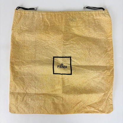 Fendi Shoulder Bag Zucca Logo Mamma Baguette Suede Dark Brown — view 8