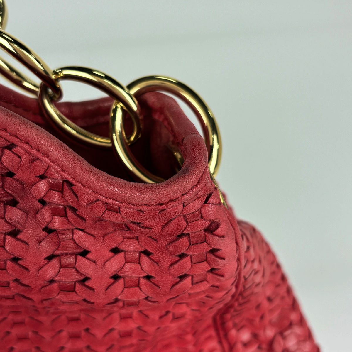 Dior Shoulder Bag Braided Leather — view 5
