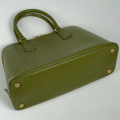 Prada Handbag Saffiano Leather Green — view 2