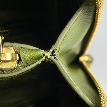 Prada Handbag Saffiano Leather Green — view 6