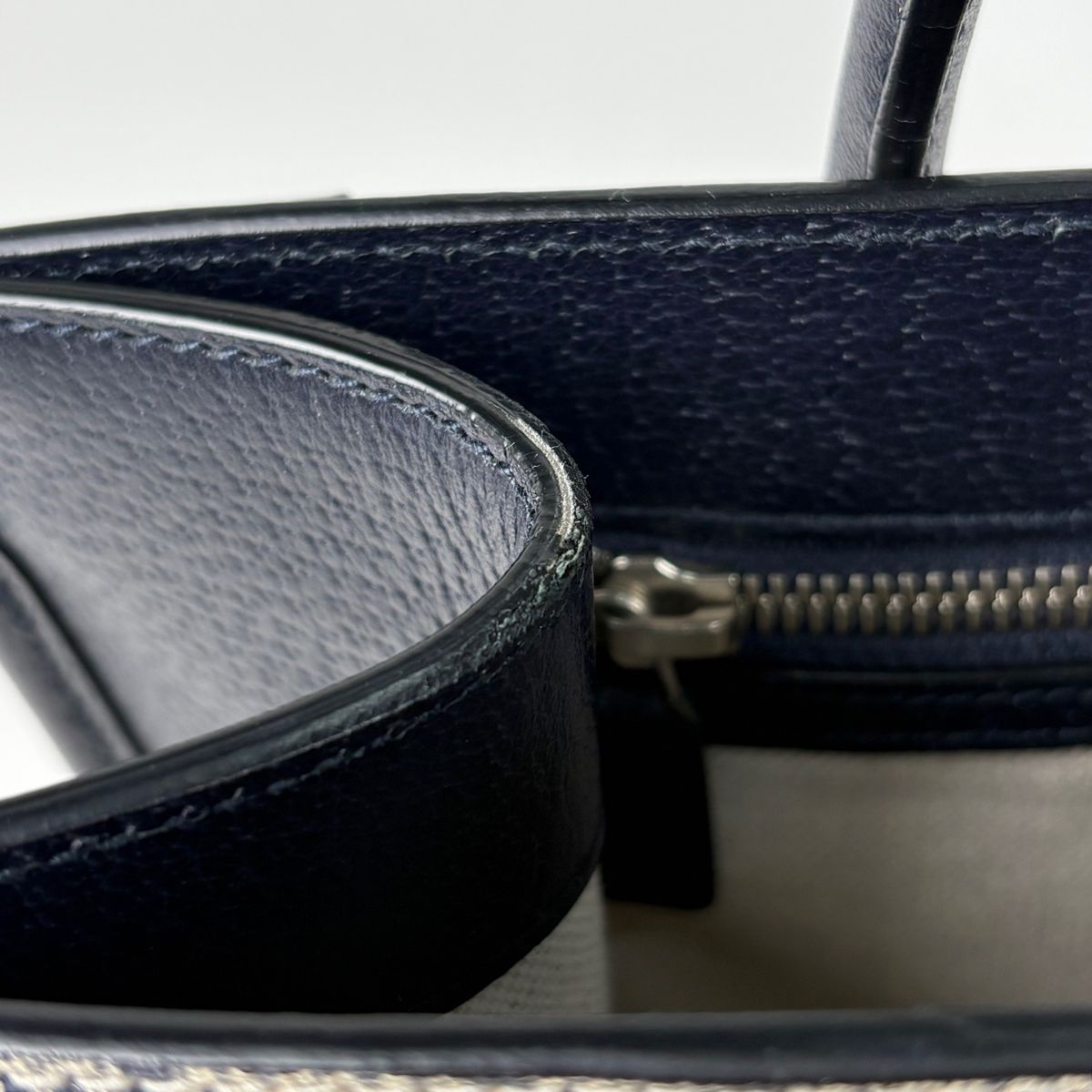 Gucci Handbag GG Small 2-Way Supreme Navy — view 6