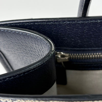 Gucci Handbag GG Small 2-Way Supreme Navy — view 6