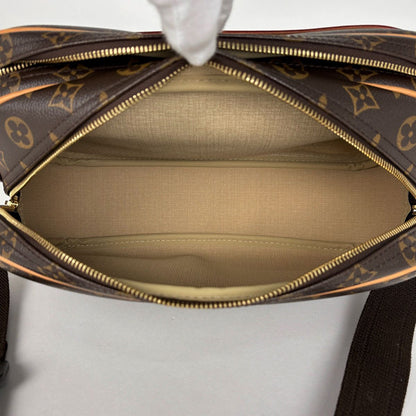 Louis Vuitton Reporter PM Shoulder Bag Monogram Brown — view 8