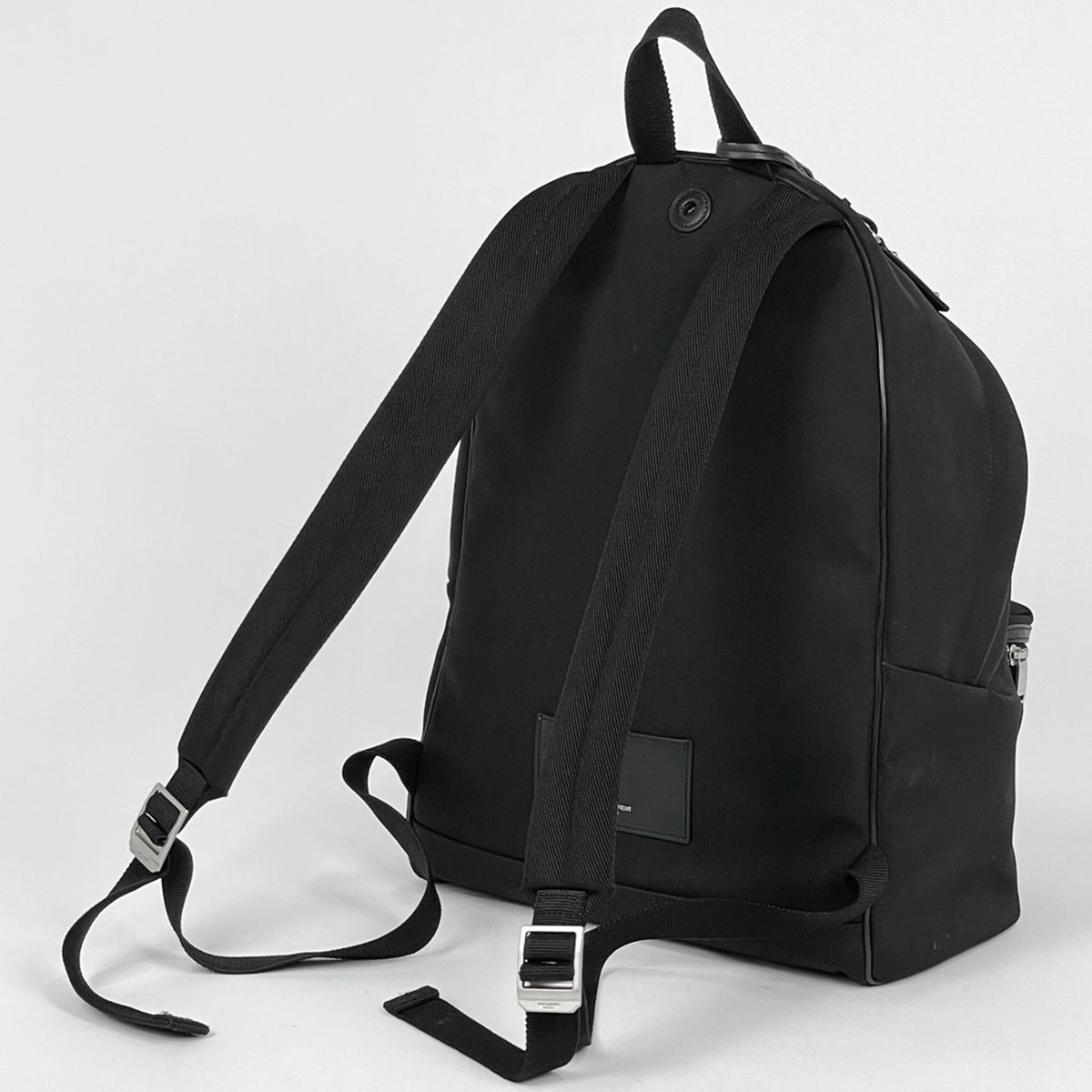 Saint Laurent Paris Backpack City Canvas Black — view 2