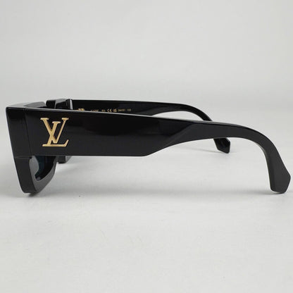 Louis Vuitton Sunglasses LV Crush Square Acetate Black Eyewear — view 2