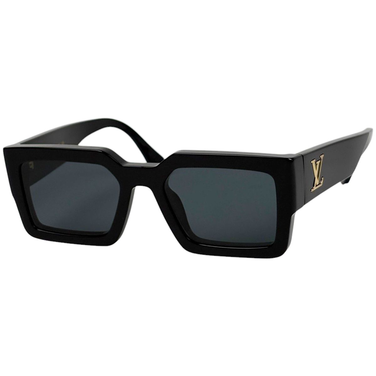 Louis Vuitton Sunglasses LV Crush Square Acetate Black Eyewear