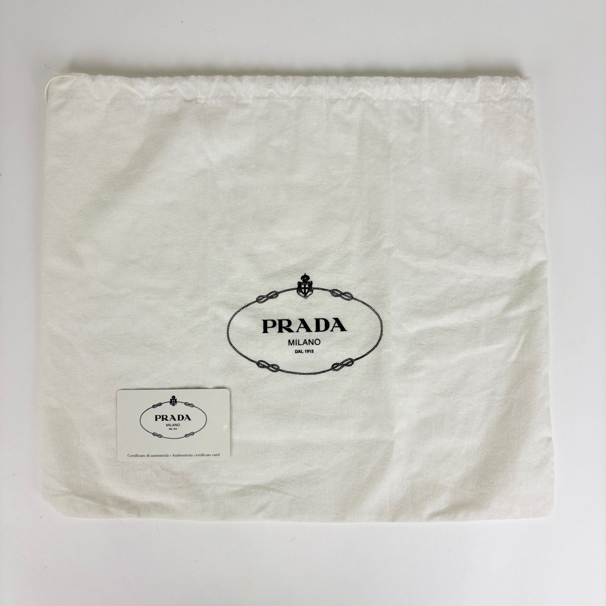 Prada Shoulder Bag Nylon Dark Brown — view 7