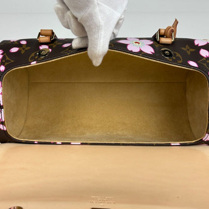 Louis Vuitton Papillon Handbag Ribbon Cherry Blossom Takashi Murakami Monogram — view 6