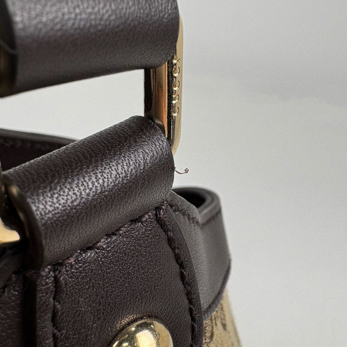 Gucci Tote Bag GG Pattern Canvas Brown — view 5