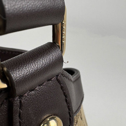 Gucci Tote Bag GG Pattern Canvas Brown — view 5