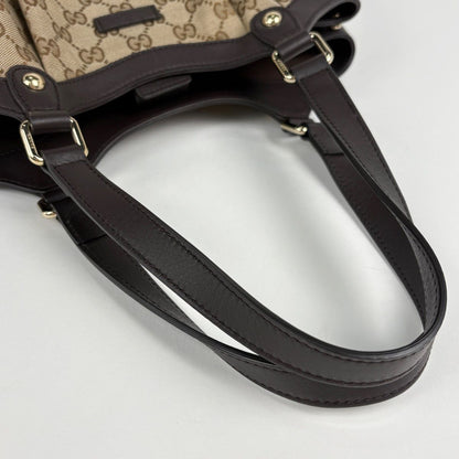 Gucci Tote Bag GG Pattern Canvas Brown — view 6