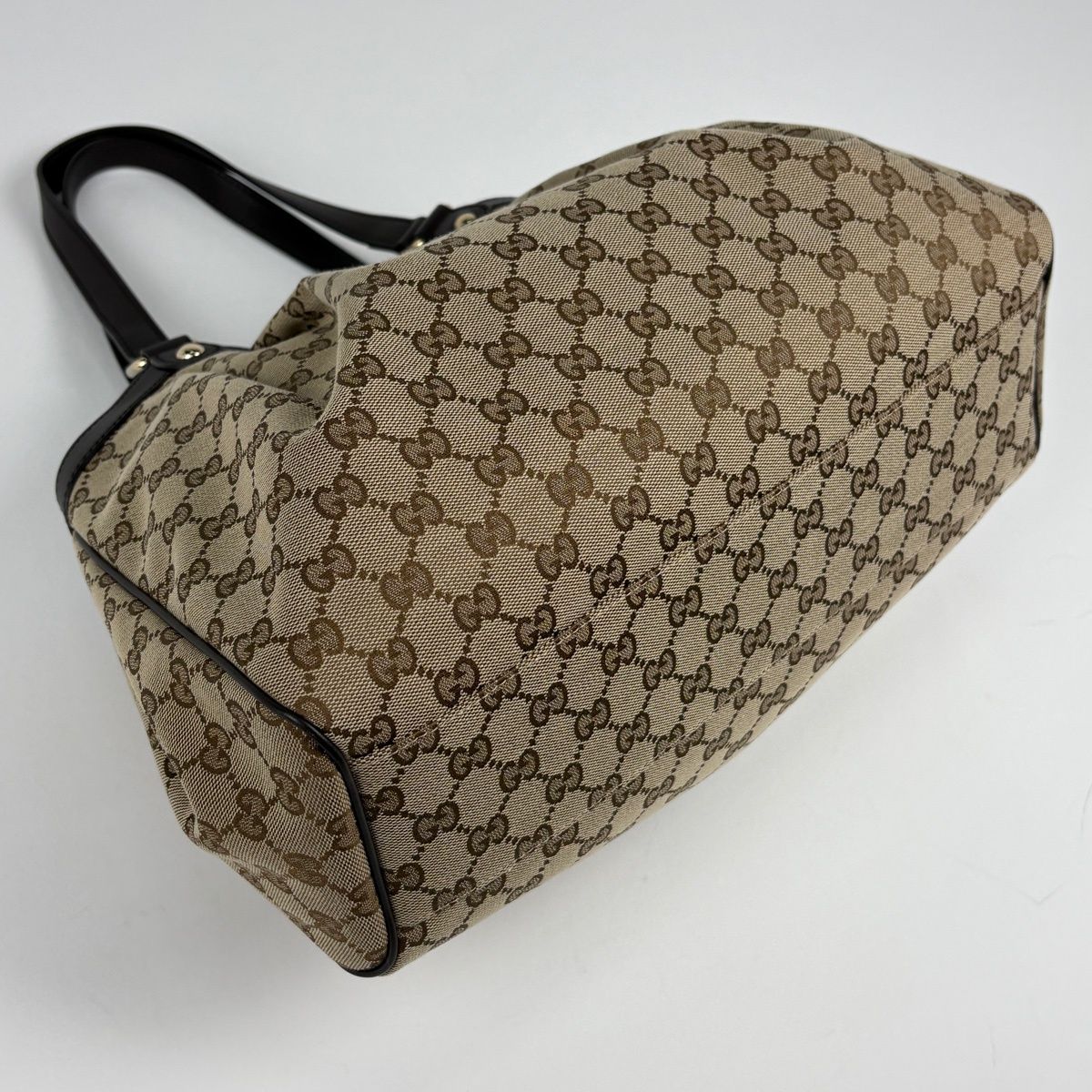 Gucci Tote Bag GG Pattern Canvas Brown — view 2