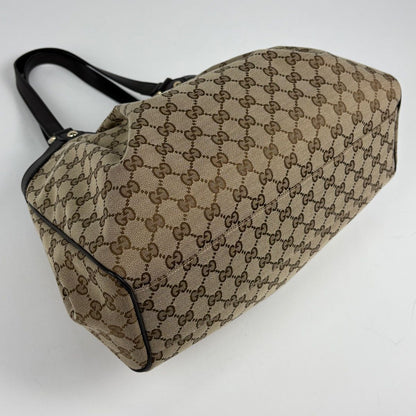 Gucci Tote Bag GG Pattern Canvas Brown — view 2