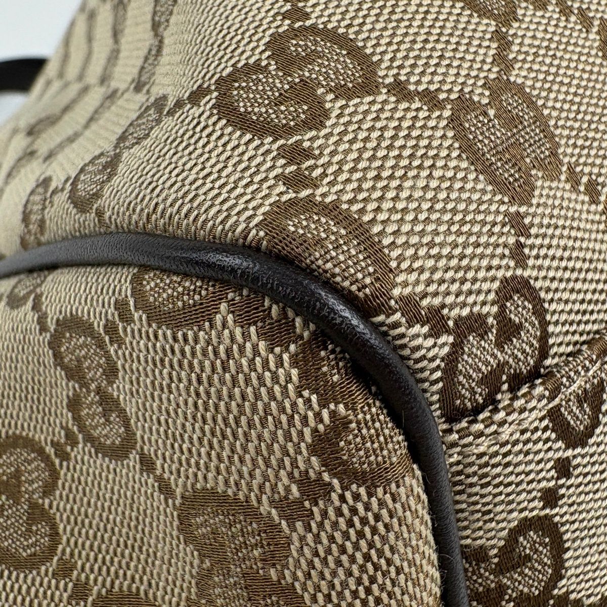 Gucci Tote Bag GG Pattern Canvas Brown — view 3