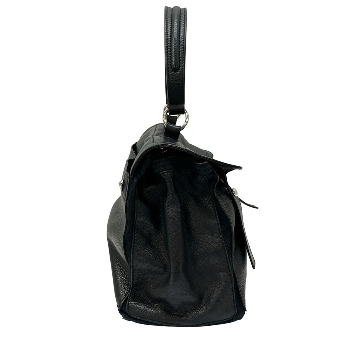 Saint Laurent Handbag Muse Two Black Leather — view 2