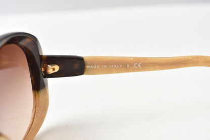 Chanel Sunglasses Eyewear CC Logo Bicolor Black Beige — view 4