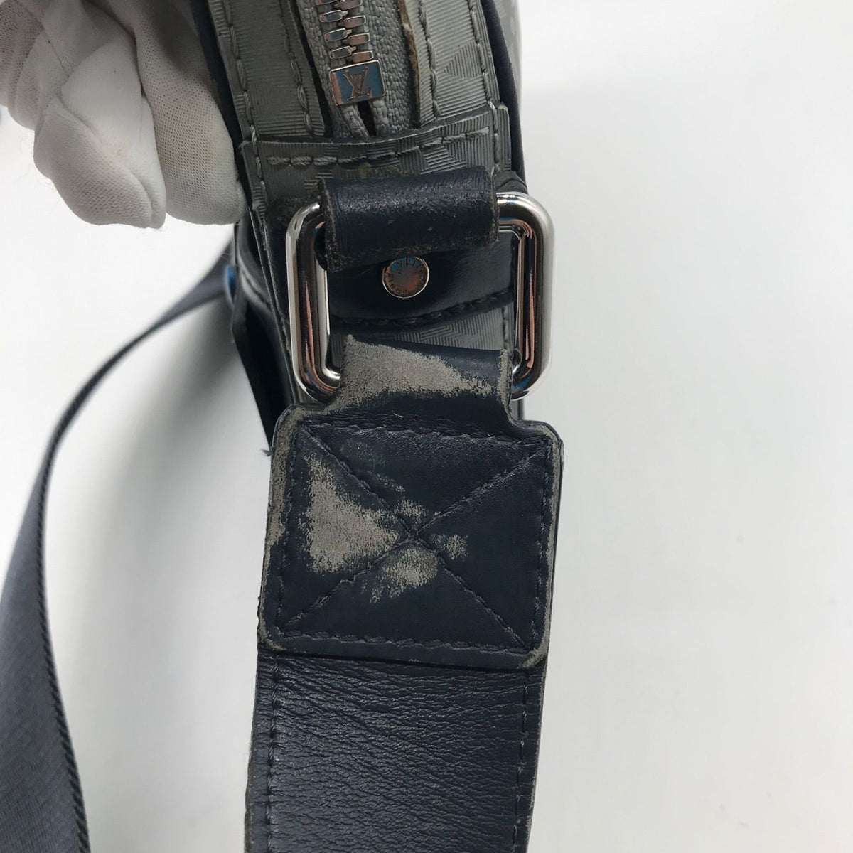 Louis Vuitton Monogram Satellite Alpha Messenger Shoulder Bag — view 8